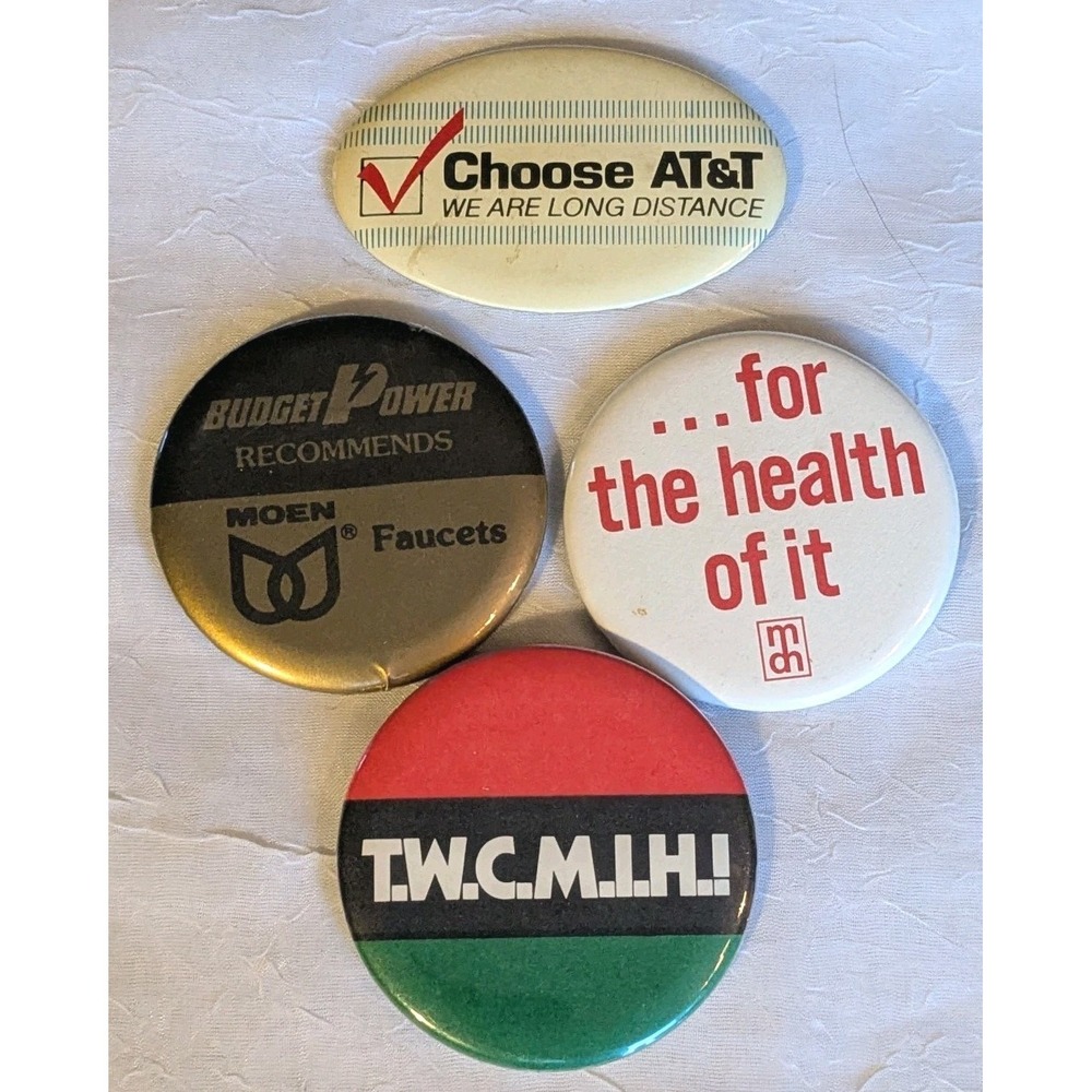 21 Pinbacks Novelty Disney World 1st Visit Veteran For McCain Buttons Badges Vtg - Picture 7 of 11